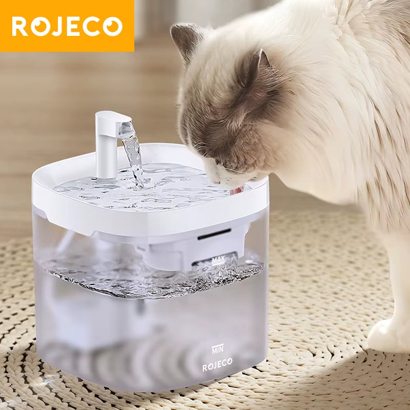 Rechargeable Cat Water Fountain – Fresh, Flowing Water for Healthy, Happy Pets
