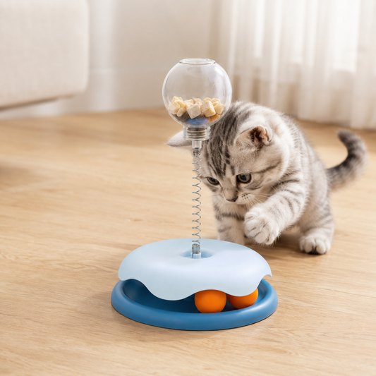 Balle-distributeur de friandises interactive – Un jeu amusant pour des animaux plus intelligents et plus heureux