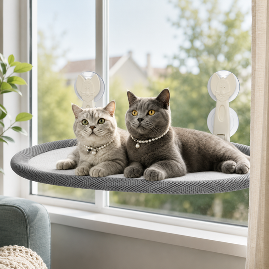 Hamac mural pour chat